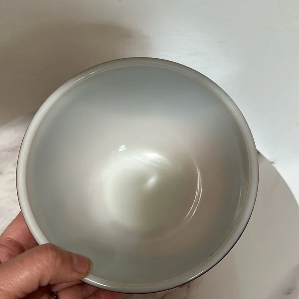 Vintage Pyrex Bowl Old Orchard 1.5 quart Brown with Fruit Design‎ 6